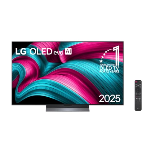 Smart TV LG AI 55" - 4K OLED α9 AI Processor 4K Gen8 webOS 25 - OLED55C5PSA