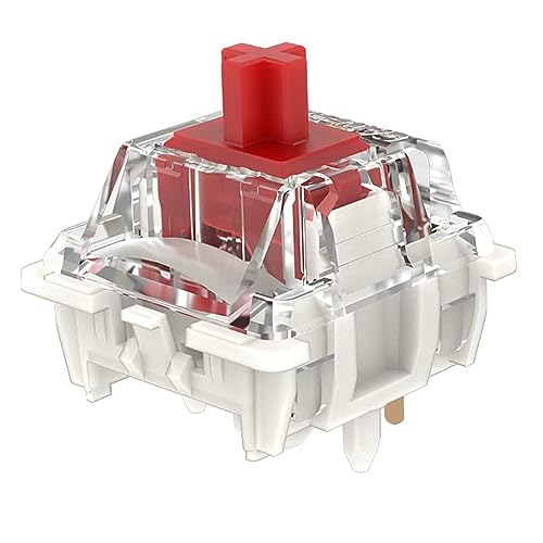 Commutateurs Gateron G Red Pro 3.0 linéaires à 5 broches pour clavier MX mécanique, lot de 36