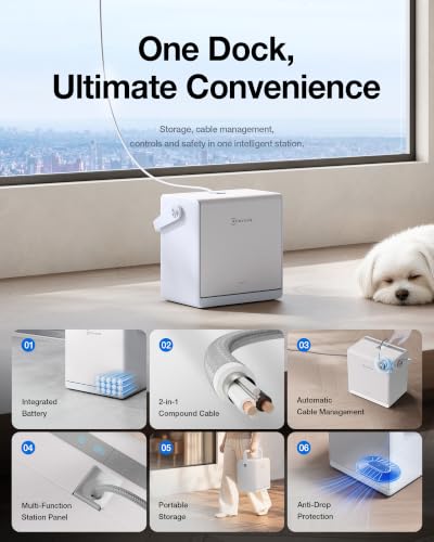 Image of ECOVACS WINBOT W2S PRO Omni Robotic Window Cleaner with Portable Station