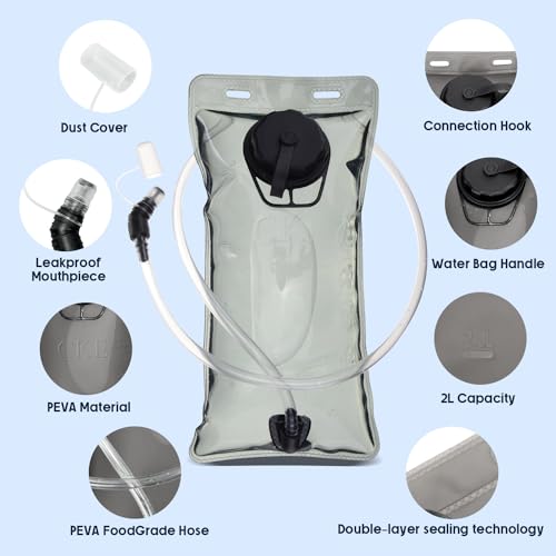 CKE Trinkblase, Wasserblase Trinksystem für Rucksack Trinksack Hydration Bladder Trinkblasen Trinkbeutel Camelbak Ersatz Trinkblase – Bild 4
