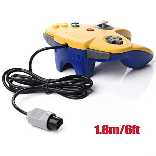 2 Pack Classic N64 Controllers, Miadore Retro N64 Gamepad Joystick Joypad For N64 System Home Video Game 64 Console #TOP4