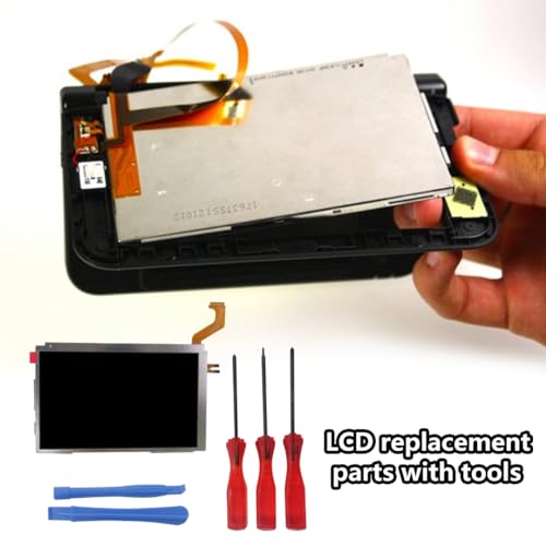 Image of Top Upper LCD Screen Display Replacement W /Tools for Nintendo 3DS XL