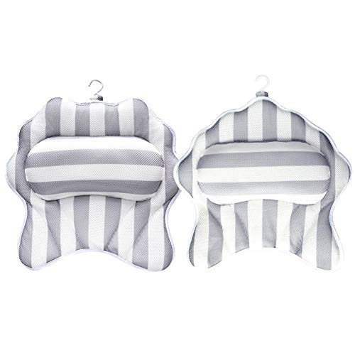 Coussin de baignoire spa ergonomique pour support tête et cou - 4