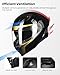 AUBOA Motorcycle Helmet Full Face for Adults Men Women with Dual Visor Street Bike Racing DOT Model MF565 (Black Golden, XL)