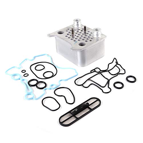 MOCA Engine Oil Cooler Kit fit 03-07 for Ford F-250/ F-350/ F-450/ F-550 Super Duty 6.0L, 03-05 Excursion 6.0L, 04-05 E-350 Club Wagon 6.0L, 04-10 E-350 Super Duty 6.0L, 04-07 E-450 Super Duty 6.0L 