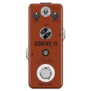 Rowin Guitar Tube Schroef Overdrive Pedaal Klassieke Tube Amp Overdrive Pedalen Voor Elektrische Gitaar Met Hot & Warm Modes Mini Size True Bypass