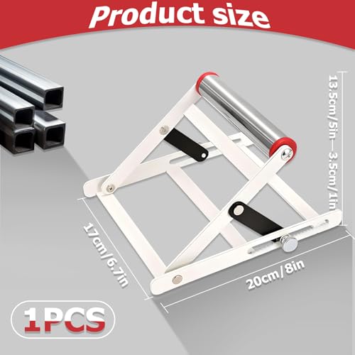 Verstellbarer Stützrahmen für Schneidemaschinen, 55-135mm Hillylolly, mit Anti-Rutsch-Getriebe,Tischsägenständer Arbeitsständer für Schneidemaschine, Geeignet Zum Schneiden Von Metall, Holz Und Stein