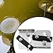 2 Pieces Drum Strap Mounting Rack with Screw Percussion Parts Adjusted Freely Angle Hardware Replacement