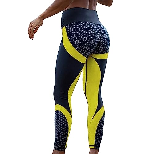 Leggings para mujer con impresión 3D de alta elasticidad para entrenamiento de gimnasio cómodo