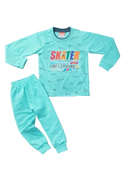 Image of Baby Boy & Baby Girl's Fabulous Collection of Printed Full Sleeves Soft Hosiery Cotton Multicolor Vests T-Shirts with Pyjama Pants Dress for Kids