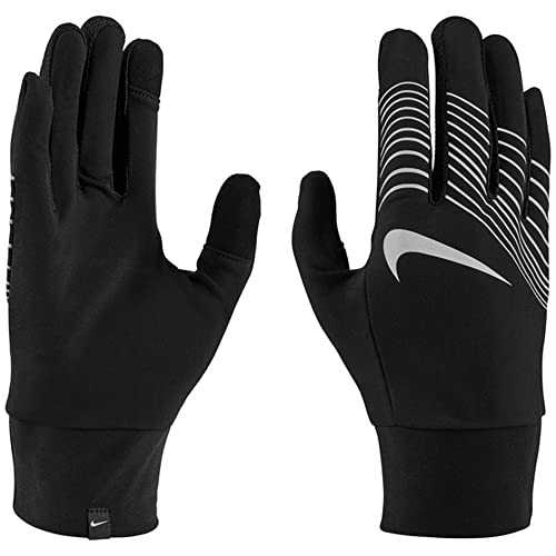 Nike 360 Men's Lightweight Tech Running Gloves 2.0, black/black/silver, M
