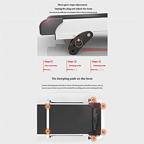 Image of Walking Pad Treadmill for Senior, Foldable Exercise Treadmill with Stable and Safe Structural Design,LCD Display for Elderly, Long Handrail for Balance