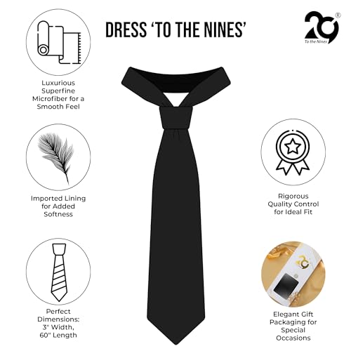 Image of To The Nines Blue Polyester Men's Tie, Pocket Square & Lapel Pin