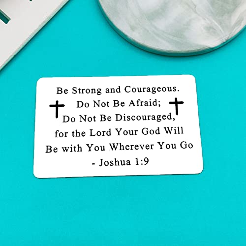 Xiahuyu Christian Gifts for Men Inspirational Religious Gifts Bible Verses Gift Engraved Wallet Card for Baptism Communion Christmas Birthday Gift for Men3