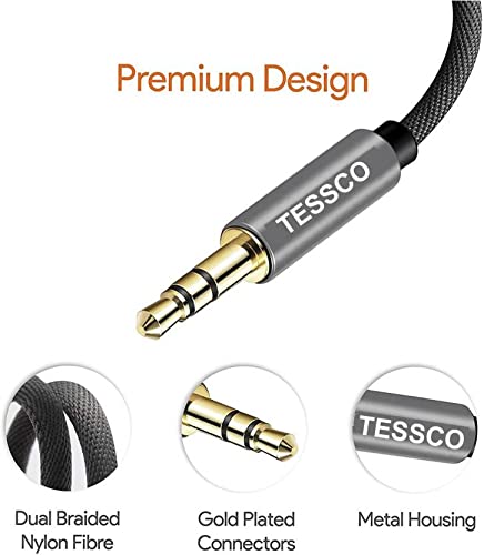 Image of Tessco Single 1 Meter Aux Cable 3.5 1 (LA-454)
