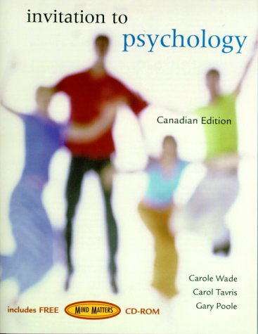 Invitation to Psychology, Canadian Edition