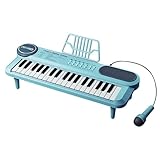Juguete Piano Teclado para - 37 Teclas Ajustable Juego,Piano De Viaje Compacto | para Casa Escuela Familiares