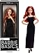 Barbie ​Mattel Basics Model 04 Collector Doll with Red Curly Hair, Black Mini Dress & Boots, Universal-fit Fashions, Posable Petite Body & Swappable Doll Head, JBH74