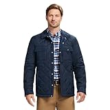 IZOD Men's Quited Puffer Jacket, Navy Blazer, X-Large