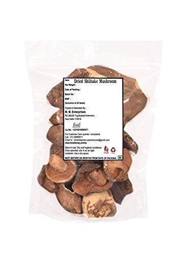 Food Library Dried Shitake Mushrooms (100 g)