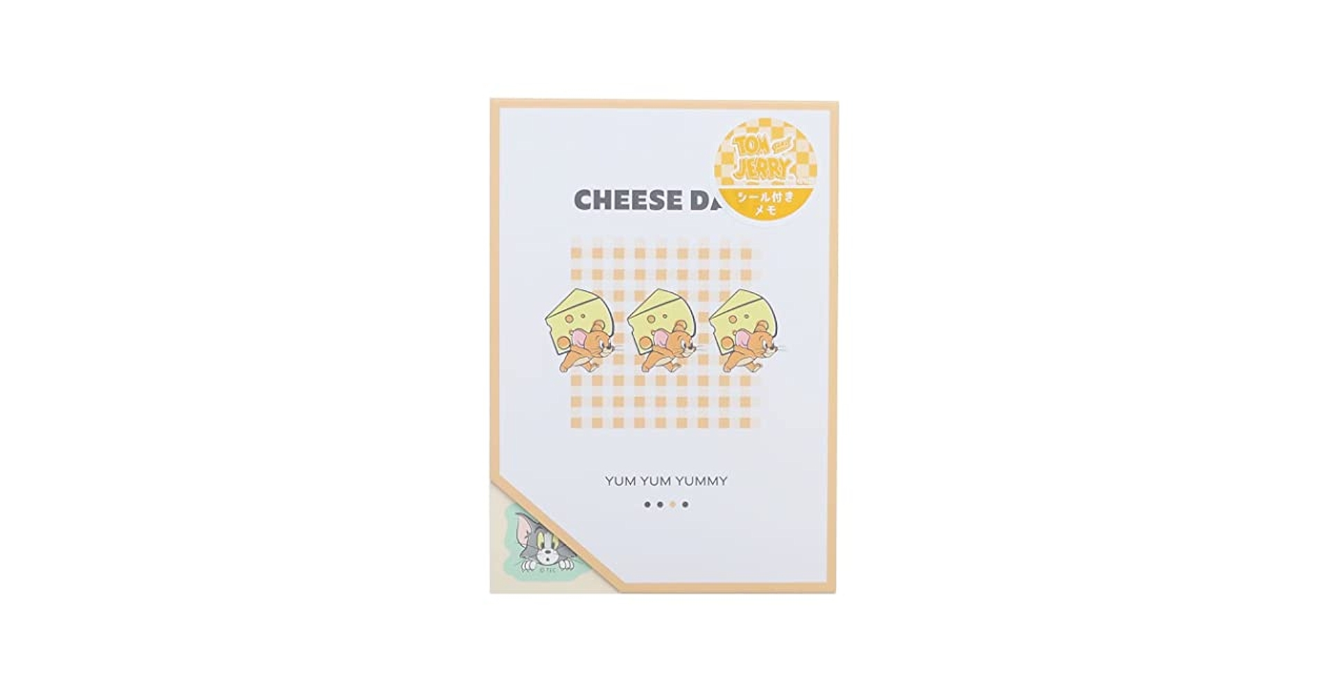 Amazon.co.jp: トムとジェリー[メモ帳]A6シール付きメモ/チーズ