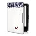 Produktbild kwmobile Schutzhülle kompatibel mit Tolino Vision 1/2 / 3/4 HD - Hülle Kunstleder eReader - Fuchs Braun Blau Weiß