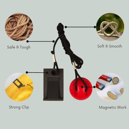 BREBLOO Chave de Segurança Magnética Universal para Esteira Chave de Segurança para Esteira Chave de