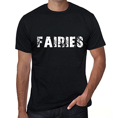 Hombre Camiseta Hadas – Fairies – T-Shirt Vintage Manga Corta Regalo Original Cumpleaños...