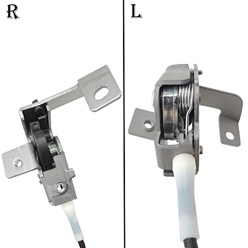 Image of HiSport 6L3Z-18264A27-A Door Latch Cable Rear Left and Right - Compatible with 1997-2004 Ford F250 F150 Heritage Extended Cab Pickup 1997 1998 1999 2000 2001 2002 2003 2004 - Replace 6L3Z-18264A26-A
