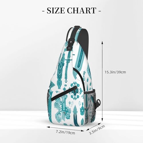 Cross Chest Bag Diagonally - Quality, Durable, and Spacious Shoulder Bag for Men and Women helm of awe Prints2