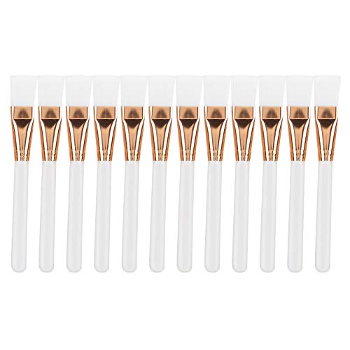 Cepillos para mascarillas faciales de silicona blanda que evitan el desperdicio de cremas