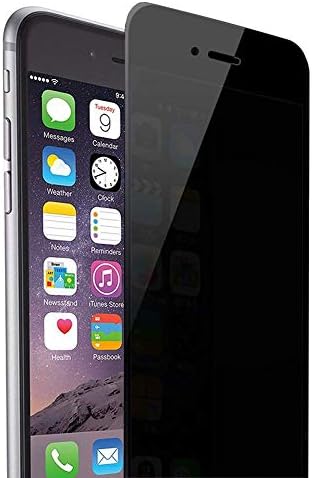 Privacy Screen Protector for iPhone 8 Plus 7 Plus - Full Coverage Anti Spy 9H Tempered Glass