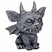 SUMMIT COLLECTION 3.25 Inch Medieval Dark Grey Winged Gothic Gargoyle Guardian Bast Desk and Shelf Decoration