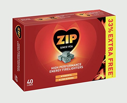5 X Zip High Performance Energy Firelighters Pack of 30 Plus 33% Free