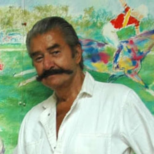 LeRoy Neiman with guests Tara Zabor & Sara Hume