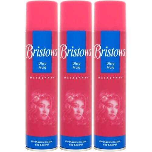 Image of Bristows Ultra Hold Hairspray 300ml - Pack of 3