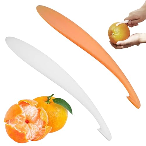 2 Stück Orangenschäler,Zestenreißer,Orange Schäler,Apfelsinenschäler,OrangenschälerTupperware,Küchenzubehör,Orangenschälwerkzeug,Effektiver Zitrusschäler Für Orangenschäler Und Andere Zitrusfrüchte