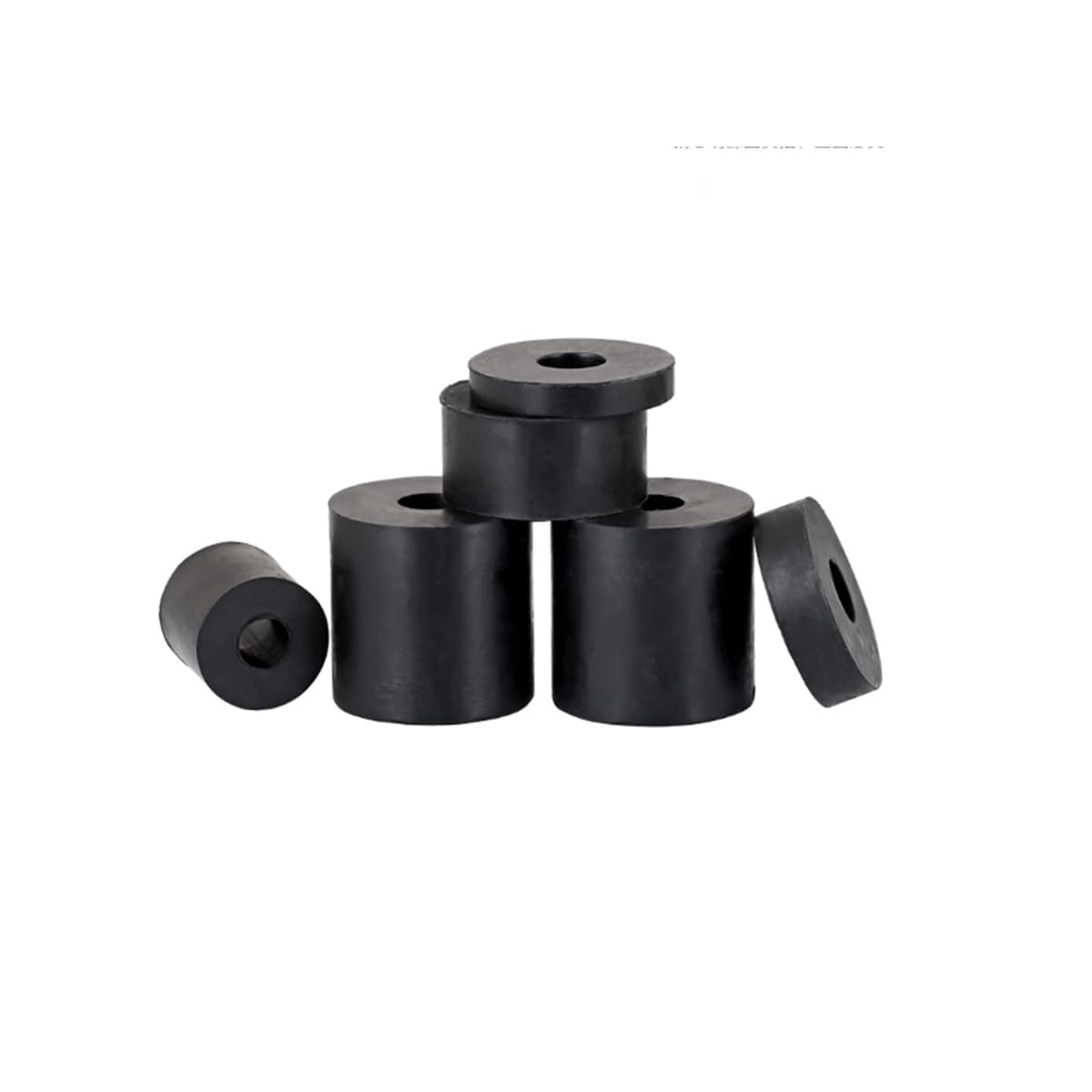 Junta de silicona, arandela plana, 10 arandelas de goma, arandelas circulares de goma amortiguadoras, bloque de almohadilla de goma engrosado for unidad externa de aire acondicionado(10X35X8mm)