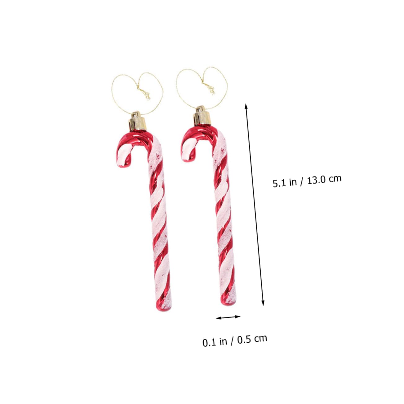 Cabilock 30piezas Adornos Colgantes De Bastón De Navidad Decoraciones para Árbol De Navidad Accesorios Festivos para Decorar Hogares y Fiestas