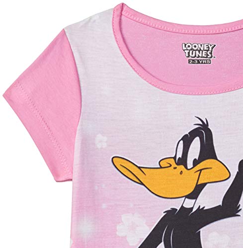 Image of Eteenz Shine On Girl's Regular fit T-Shirt (ESOJG19LT25TOP Pink 2-3 Years)