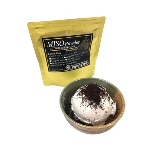 Hatcho Miso Powder - 1.76 oz (50 g) - All-Natural Fermented Soybean Seasoning - For Soups, Marinades, Sauces - Product of Japan