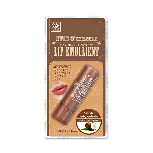 Ruby Kisses Stix O' Miracle Lip Balm, Maximum Hydration Lip Emollient (Coconut, 1 Count) #TOP11