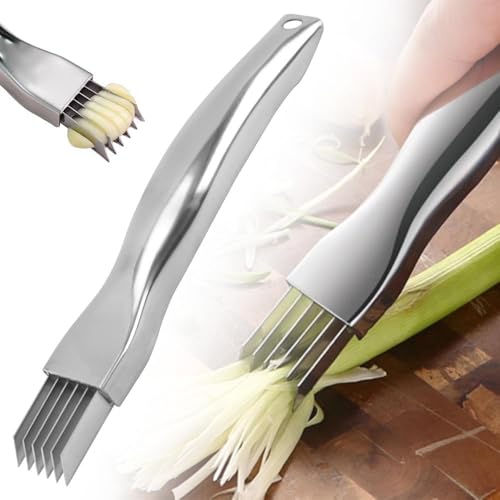 Enitmor Shred Silk The Knife, 2024 Upgrade Wellenschneider, Zerkleinerung Cutter Shredder Messer Haushalt Multifunktionale Food Slicer Gadget Geeignet für Küche, Restaurant, Obst, Gemüse (1 Stück)