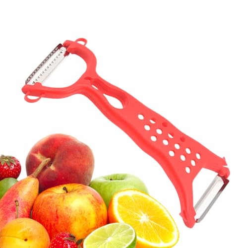 Pelador de patatas, pelador para cocina | Rallador de alimentos de doble cabeza no deslizante - Pelador de cocina multifuncional con mango cómodo para verduras, frutas, patatas