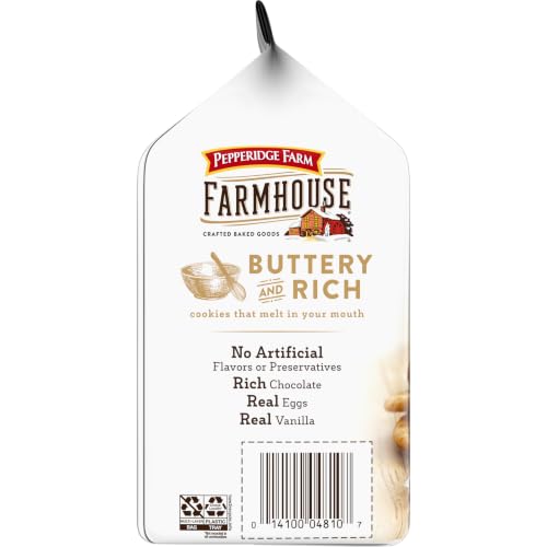 Image of Pepperidge Farm Farmhouse Thin & Crispy Milk Chocolate Chip Cookies, 6.9 Oz