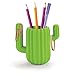 Mustard Pen Holder Desktop Organiser - Green Cactus