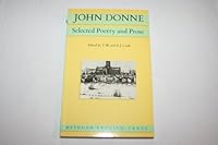 John Donne: Selected Poetry and Prose 0416402208 Book Cover