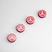 Set of 4 Fit Mercedes Benz Logo Laser Engraved Red Aluminum Metal Cap Stainless Steel Screw for Car License Plate Frame