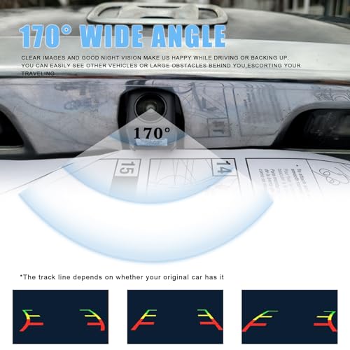 Image of Backup Camera Rear View Camera Compatible with Honda Accord 2014 2015 2016 2017 39530-T2A-A21 39530-T2A-A31 39530-T2A-U110-M2 Parking Park Assist Camera