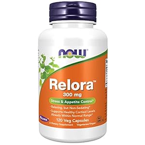 NOW Supplements, Relora 300 mg (a Blend of Plant Extracts from Magnolia officinalis and Phellodendron amurense), 120 Veg Capsules